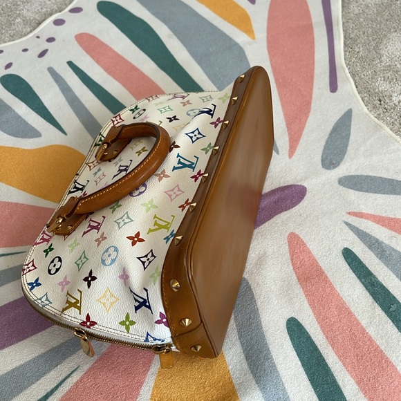 Louis Vuitton Alma Multicolor White Monogram - Picture 9 of 13